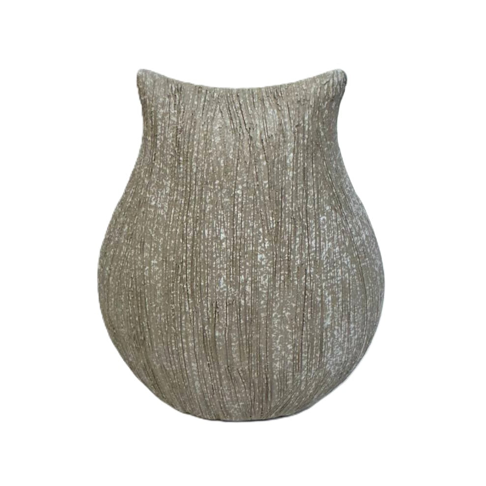 Deko-Eule „Goldblick“ aus Keramik 13cm hoch modern & stilvoll