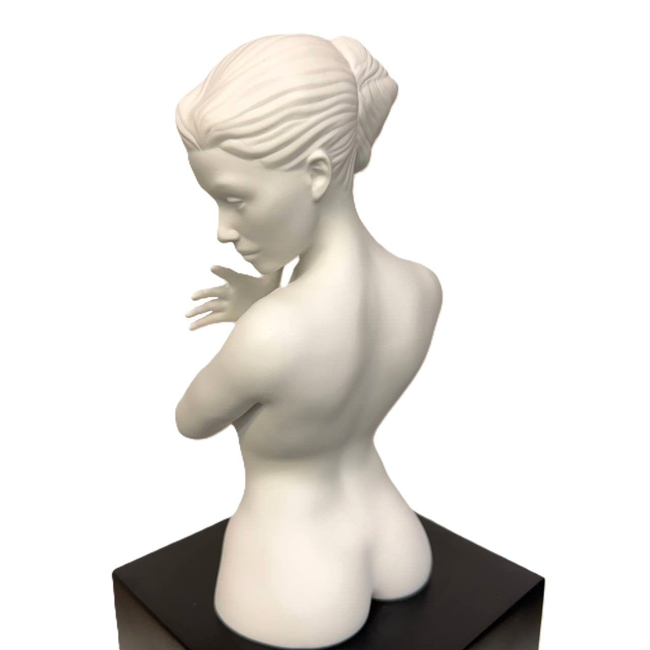 Goebel Skulptur "Fire in the Belly" in weiß von Lana Frey Artis Orbis - Limitid Edition