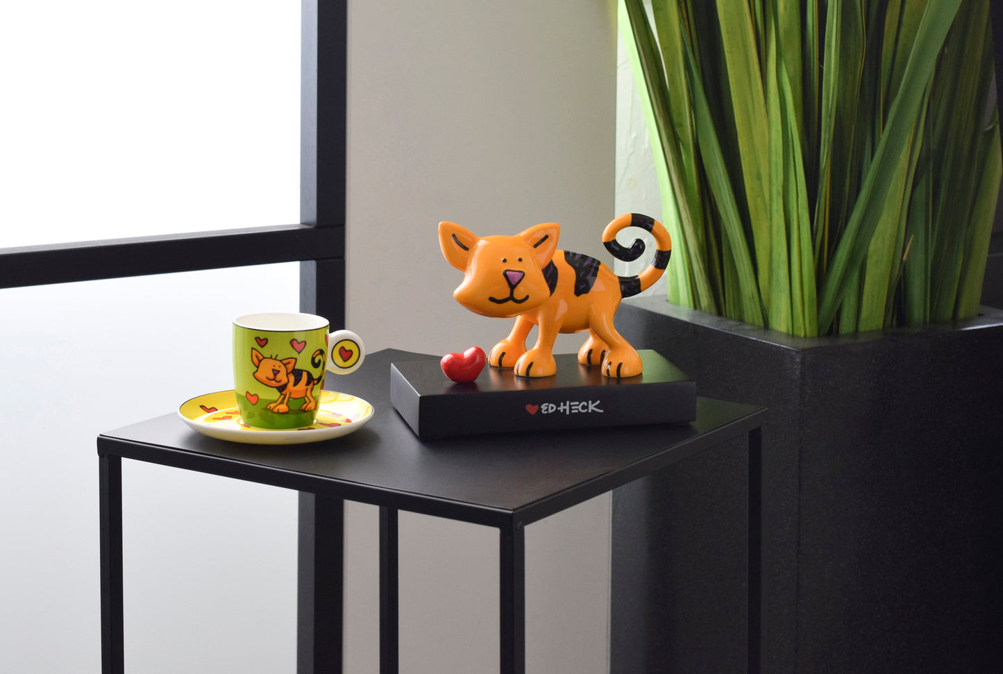 Goebel Skulptur "Love Cat" von ED Heck | Popart Kunst