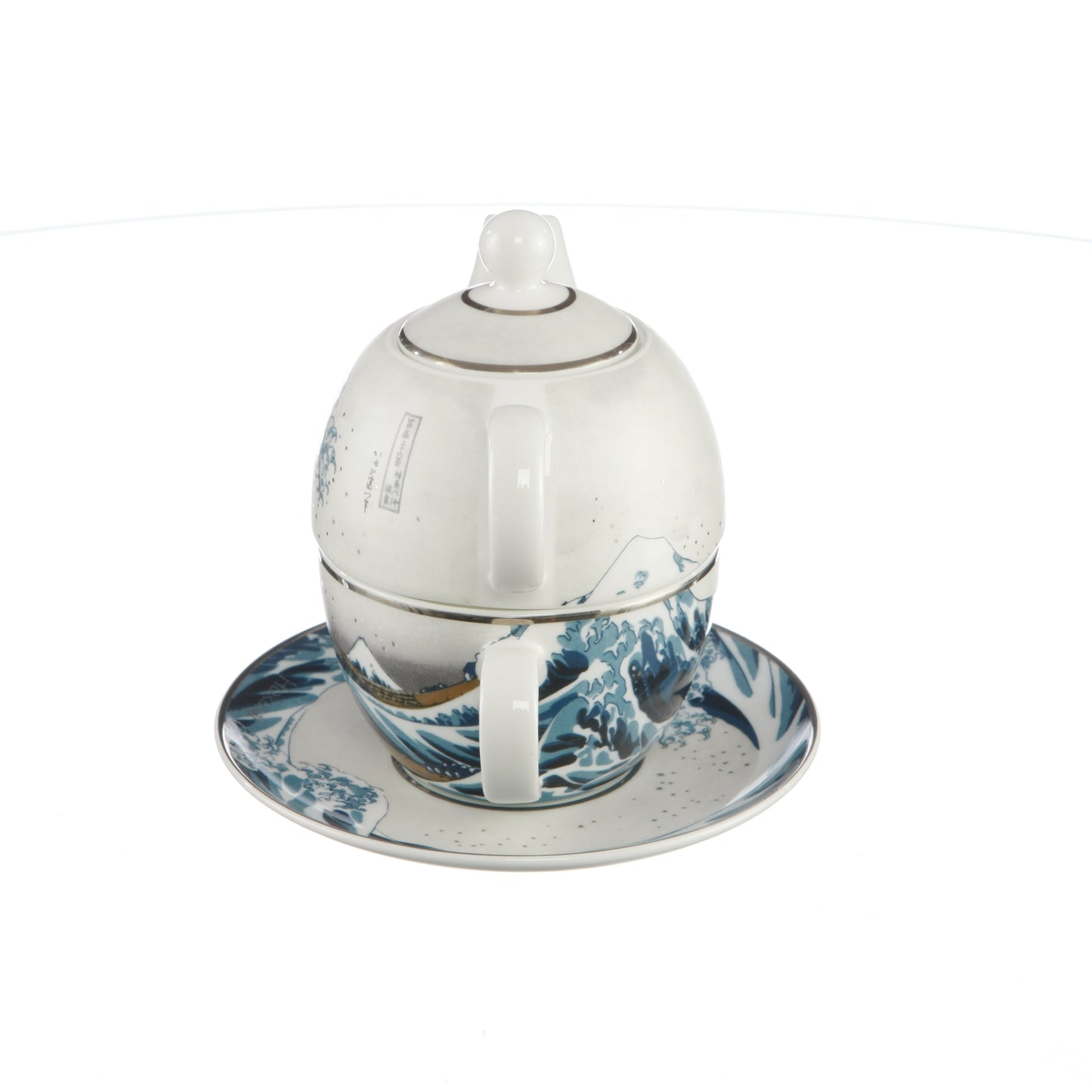 Goebel Teekanne-Set "Die Welle" von Katsushika Hokusai