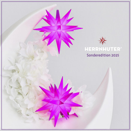 Herrnhuter Stern - SONDEREDITION 2025 violett LED Miniaturstern 8cm