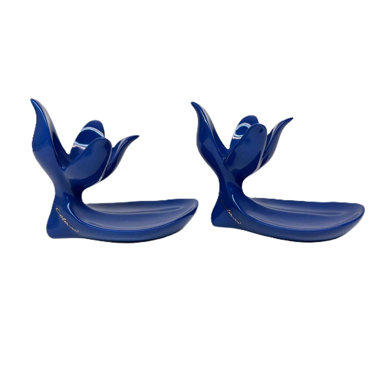 Luigi Colani Eierbecher blau Set