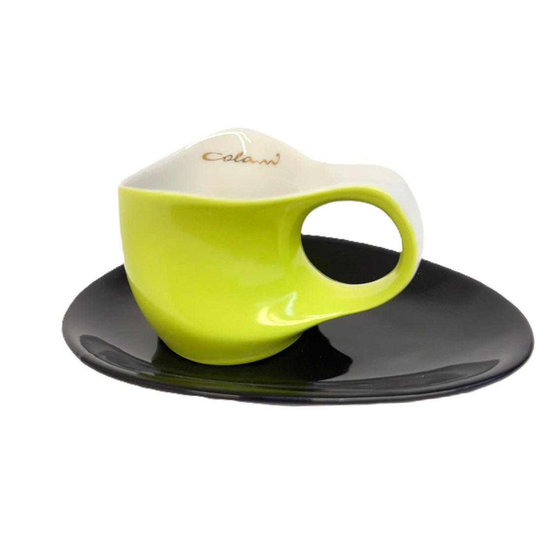 Luigi Colani Porzellan Espressissimo Tasse mit Untertasse grün