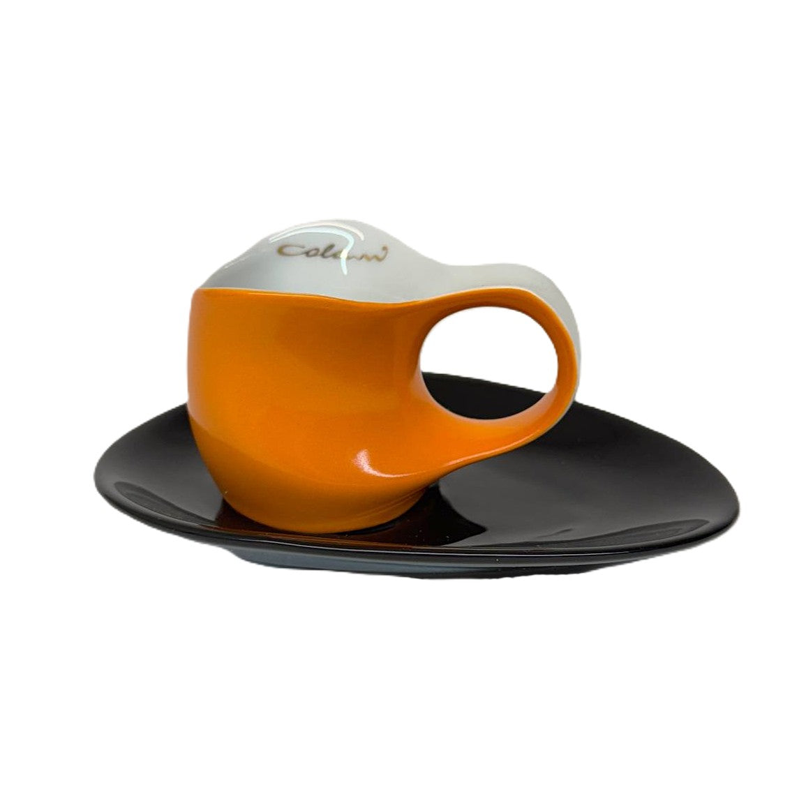 Luigi Colani Porzellan Espressissimo Tasse mit Untertasse orange