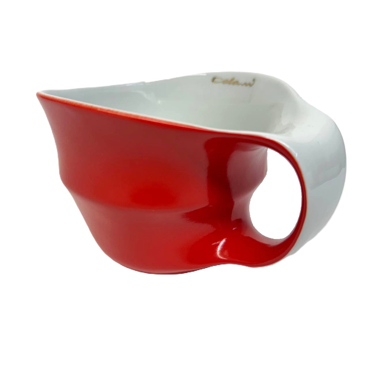 Luigi Colani Jumbotasse rot 0,4l optional mit Untertasse