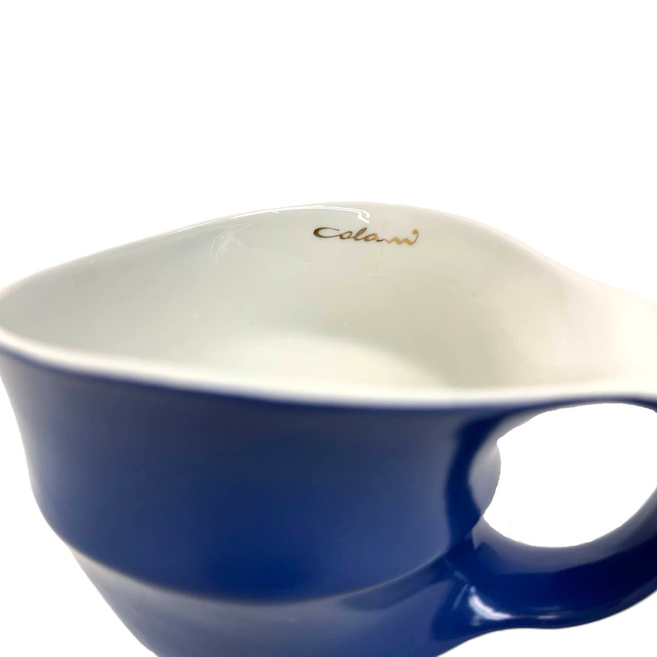 Luigi Colani Jumbotasse blau 0,4l optional mit Untertasse