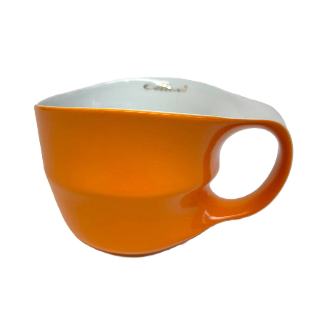 Luigi Colani Jumbotasse orange 0,4l optional mit Untertasse