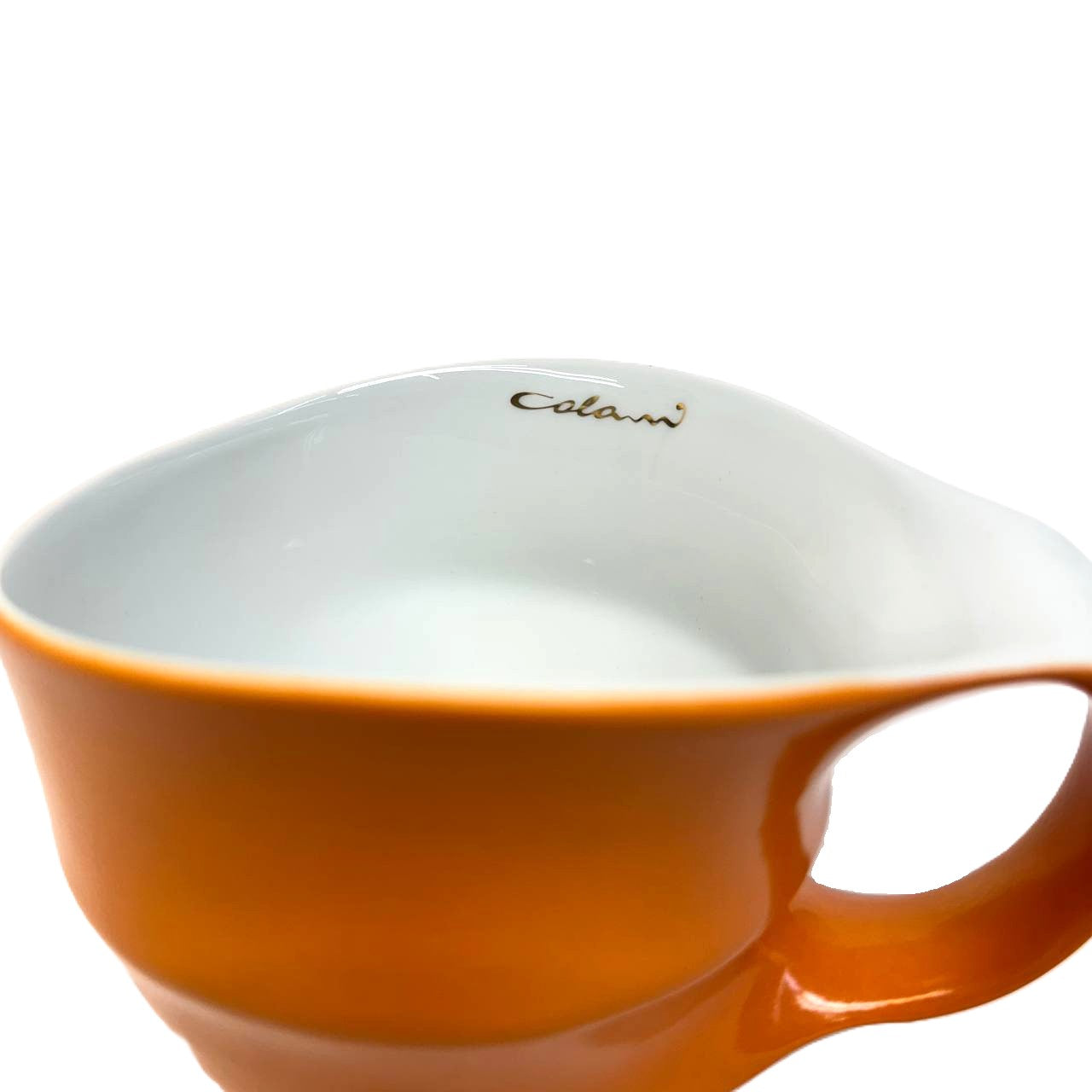 Luigi Colani Jumbotasse orange 0,4l optional mit Untertasse