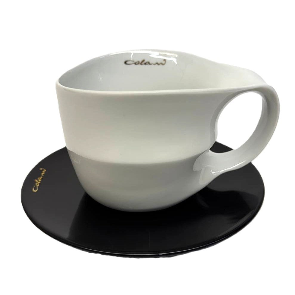 Luigi Colani Jumbotasse weiß 0,4l optional mit Untertasse