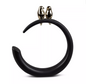 Deko Figuren Goldene Vögel auf schwarzem Ring 27cm schwarz/gold