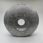 Vase Helsinki 34cm Silber-Matt mit Loch Dekovase