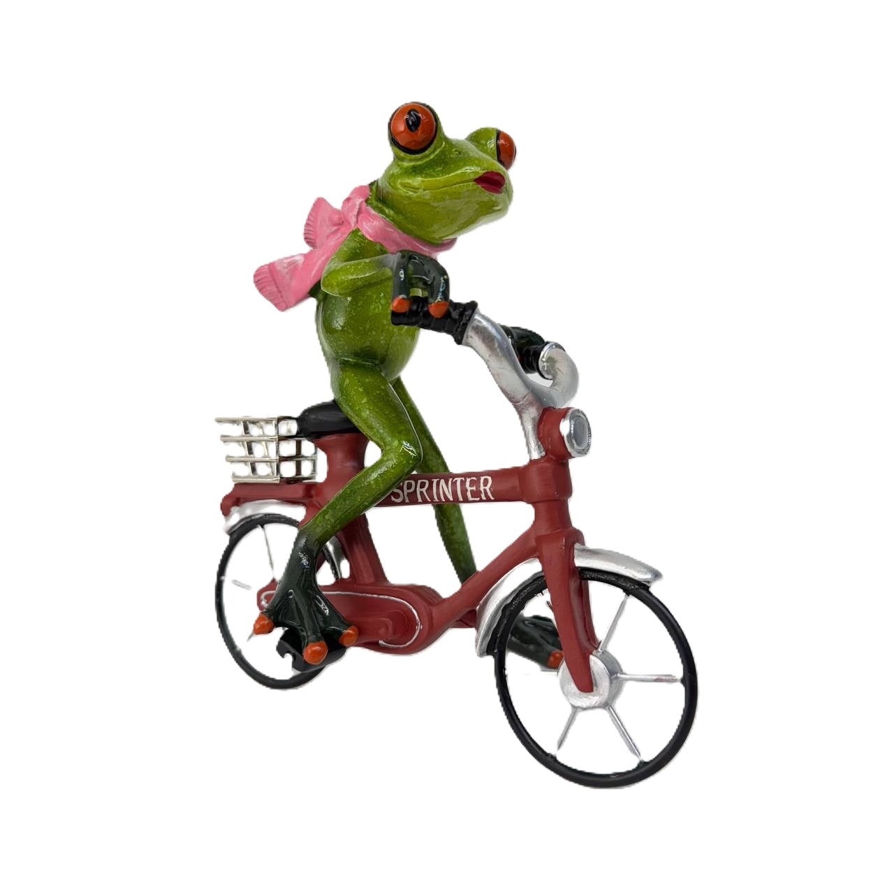 Frosch "Radfahrerin"