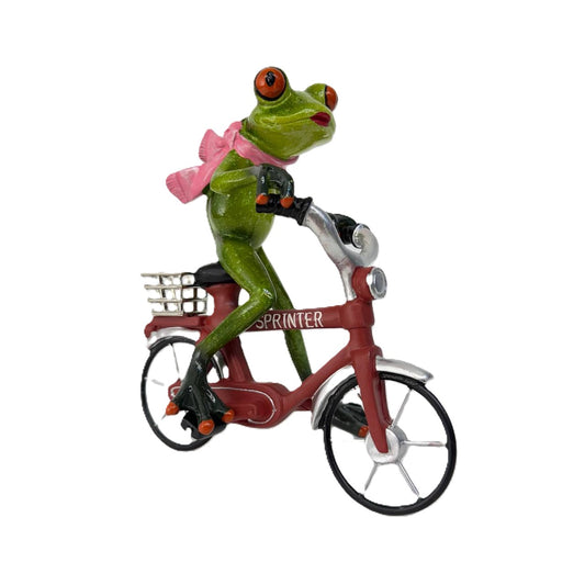 Frosch "Radfahrerin"
