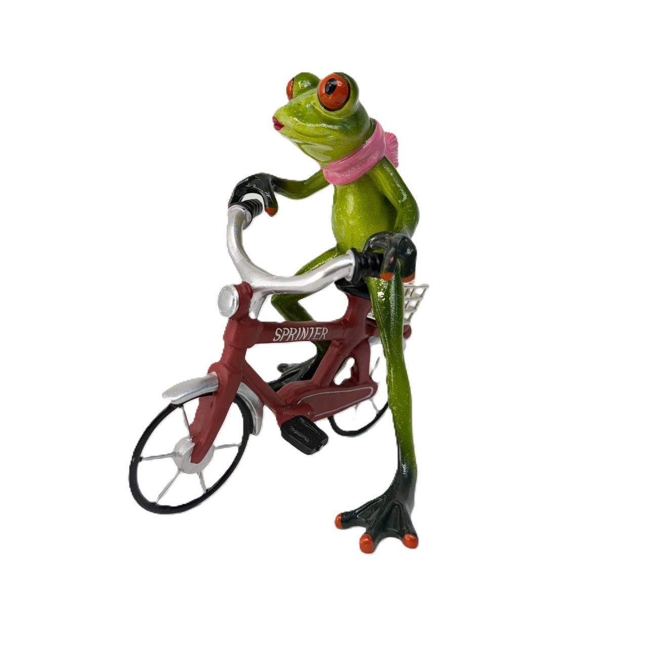 Frosch "Radfahrerin"
