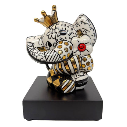 Goebel Skulptur "Golden Spring Elephant" von Romero Britto