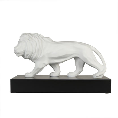 Goebel Studio 8 Skulptur "Lion Blanc" Löwenskulptur