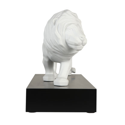 Goebel Studio 8 Skulptur "Lion Blanc" Löwenskulptur
