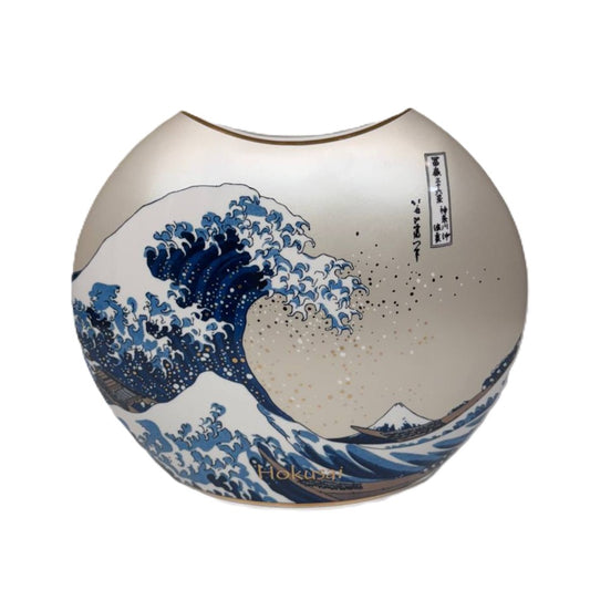 Goebel Vase "Die Welle" von Katsushika Hokusai 20cm
