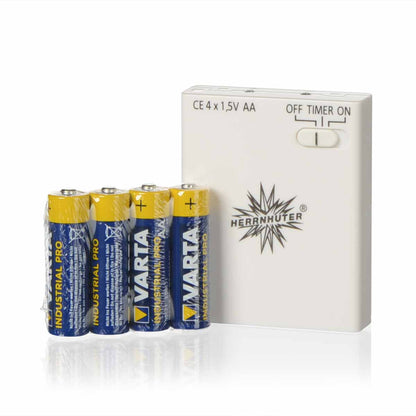 Batteriehalter mit 6h Timerfunktion für Hernnhuter Sterne