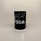 LED Tischlampe "Glücksmoment" schwarz 10,5cm x D 7cm