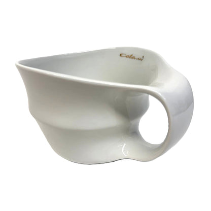 Luigi Colani Jumbotasse weiß 0,4l optional mit Untertasse
