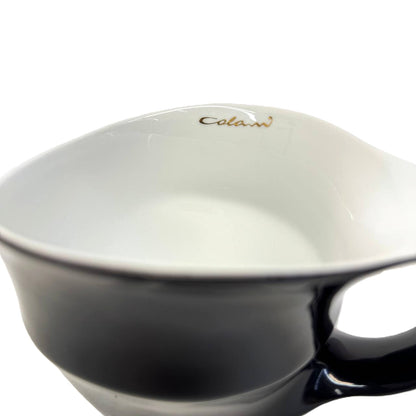 Luigi Colani Jumbotasse schwarz 0,4l optional mit Untertasse