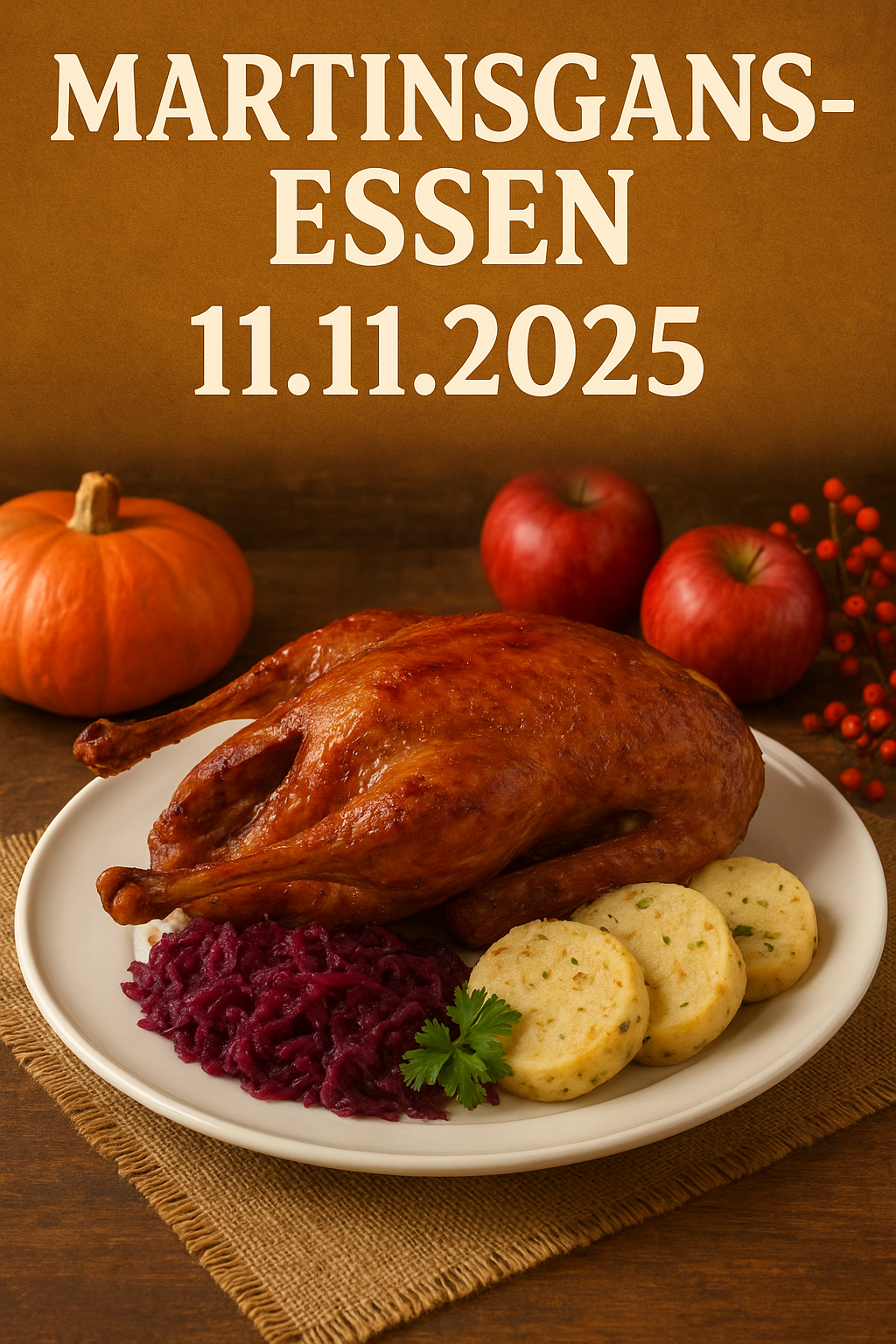 Matinsgans Menü