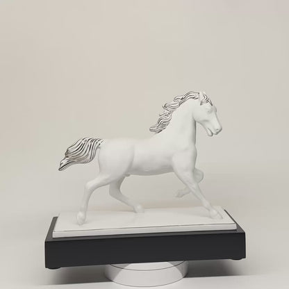 Goebel Studio 8 Skulptur "Gracieux Blanc" Pferdeskulptur