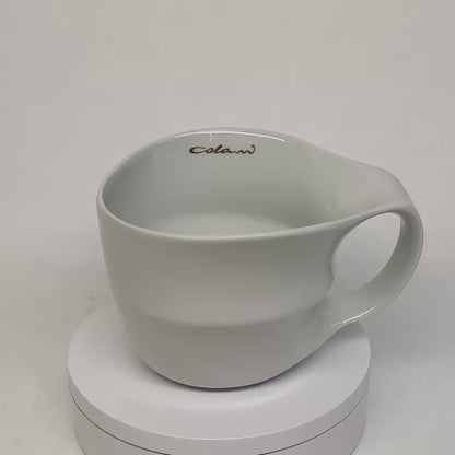 Luigi Colani Jumbotasse weiß 0,4l optional mit Untertasse
