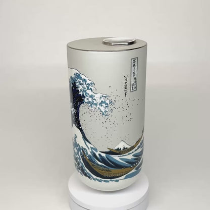 Goebel Vase "Die große Welle" von Katsushika Hokusai 25cm