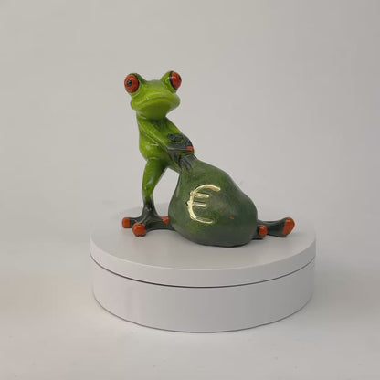 Frosch mit Geldsack