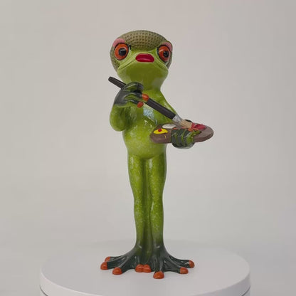 Frosch "Künstlerin"