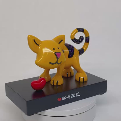 Goebel Skulptur "Love Cat" von ED Heck | Popart Kunst